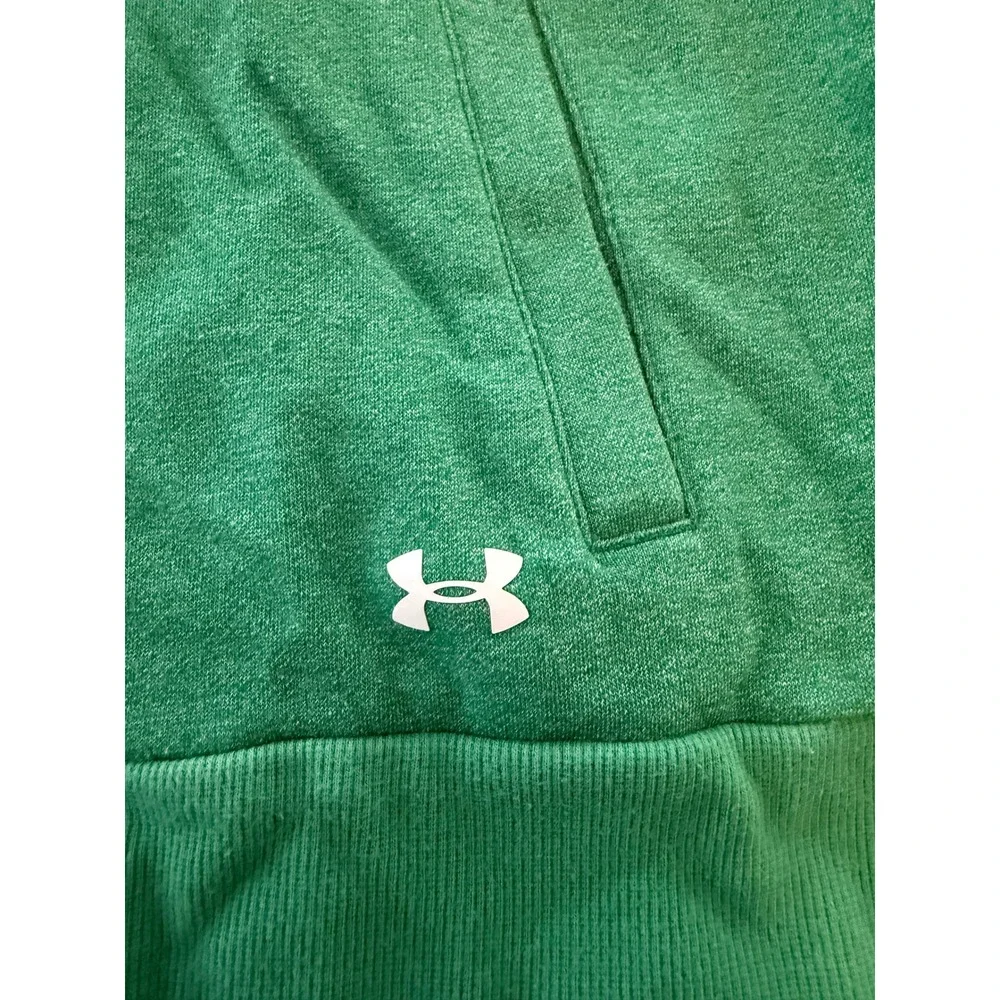 Under Armour Tulane University ColdGear Full Zip Track Jacket Green XL Mens